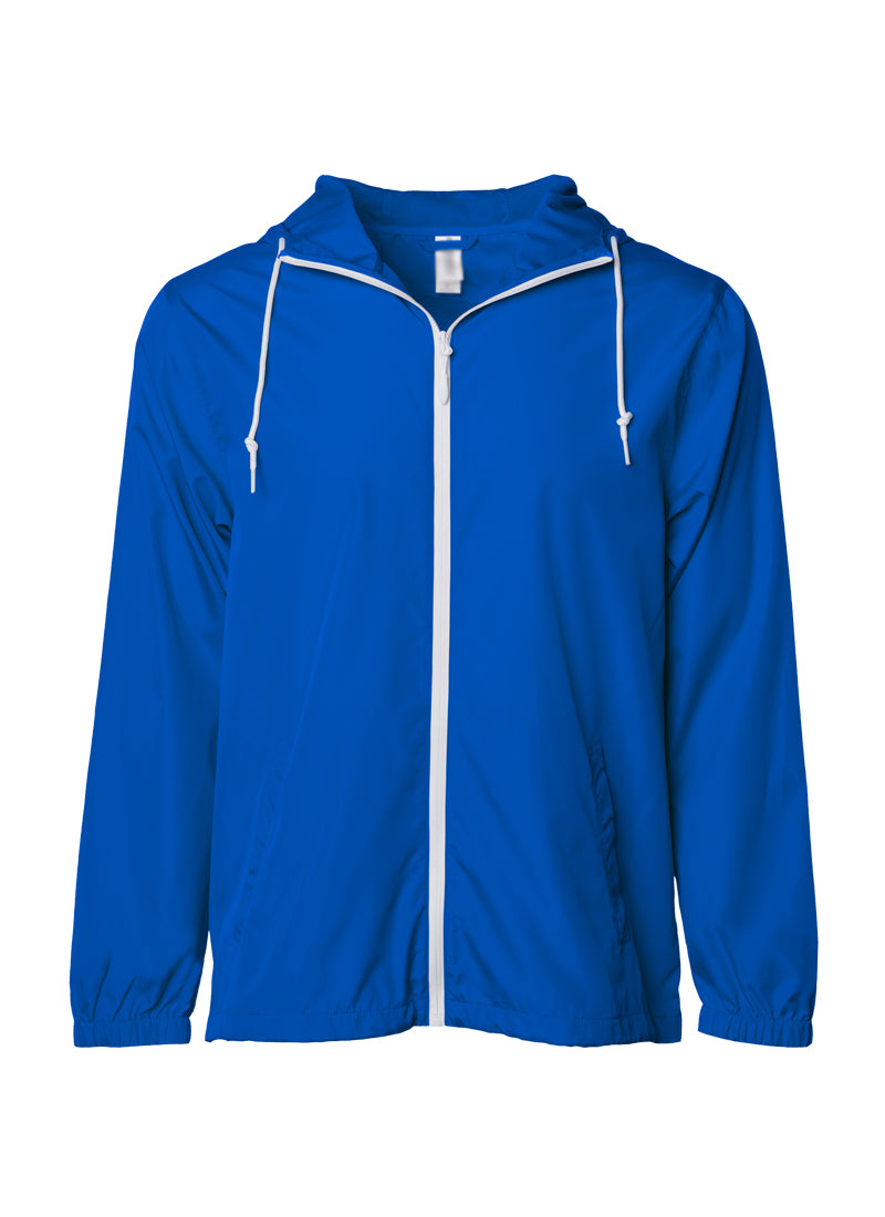 Unisex Lightweight Full Zip Hooded Windbreaker Jacket - Special Editions