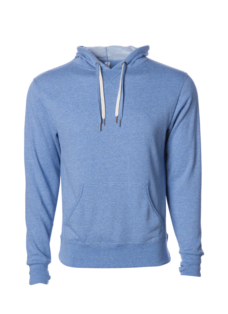 Ladies Lightweight French Terry Pullover Hoodie - Royal Blue - (Includes  School Logo)