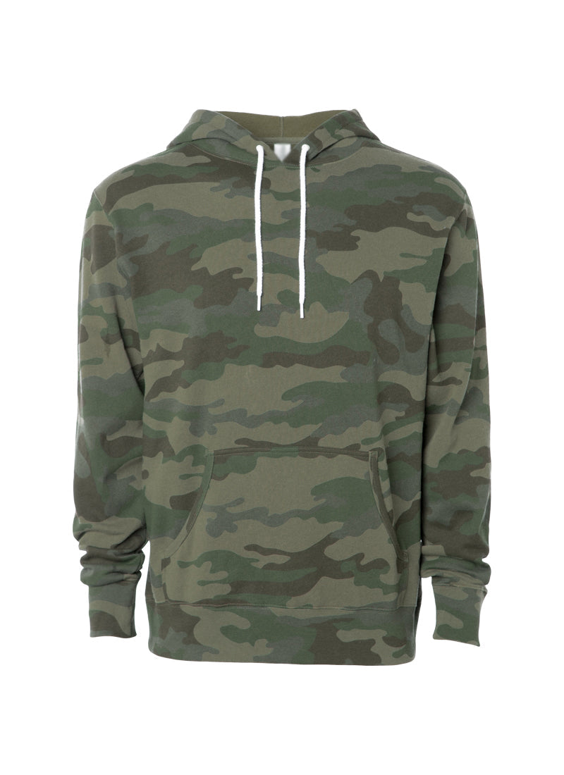 Unisex Slim Fit Pullover Army Camo Hoodie Sweatshirt