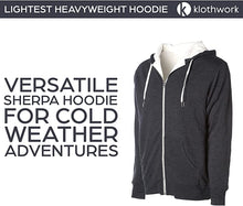 Load image into Gallery viewer, CLEARANCE SALE - Unisex Heavyweight Zip Up Sherpa Lined Hoodie
