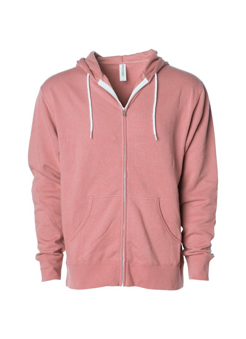 Mens zip up discount hoodie slim fit