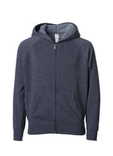 Load image into Gallery viewer, Toddler Lightweight Ultra Soft Midnight Blue Zip Up Hoodie
