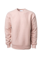 Load image into Gallery viewer, Mens Heavyweight Cross-Grain Pink Crew Sweatshirt
