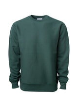 Load image into Gallery viewer, Mens Heavyweight Cross-Grain Alpine Green Crew Sweatshirt
