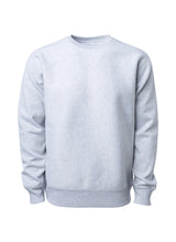 Load image into Gallery viewer, Mens Heavyweight Cross-Grain Grey Heather Crew Sweatshirt
