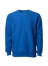 Load image into Gallery viewer, Mens Heavyweight Cross-Grain Royal Blue Crew Sweatshirt
