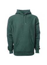 Load image into Gallery viewer, Mens Heavyweight Cross-Grain Alpine Green Pullover Hoodie Sweatshirt
