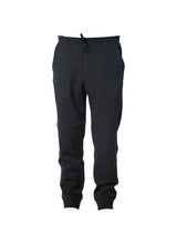 Load image into Gallery viewer, Mens Ultra Soft Black Fleece Jogger Sweatpants
