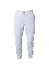Load image into Gallery viewer, Mens Ultra Soft Grey Heather Fleece Jogger Sweatpants

