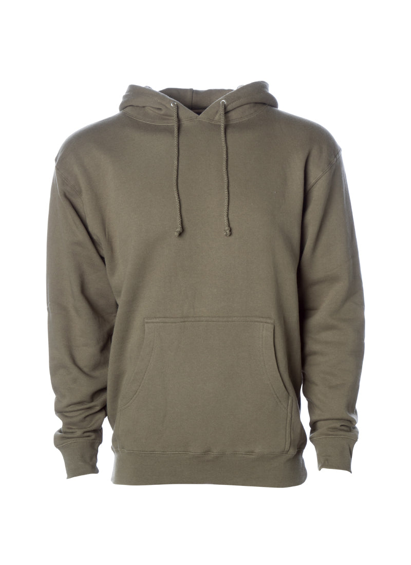 Mens Heavyweight Pullover Hoodie Sweatshirt Camo Safety Collection