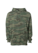 Load image into Gallery viewer, Mens Heavyweight Forest Camo Pullover Hooded Sweatshirt
