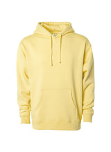 Load image into Gallery viewer, Mens Heavyweight Pastel Yellow Pullover Hoodie Sweatshirt
