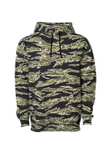 Load image into Gallery viewer, Mens Heavyweight Tiger Camo Pullover Hooded Sweatshirt
