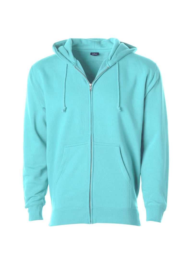 Mens teal discount zip up hoodie