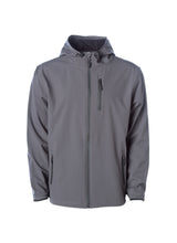Load image into Gallery viewer, Mens Water Resistant Full Zip Graphite Grey Softshell Jacket
