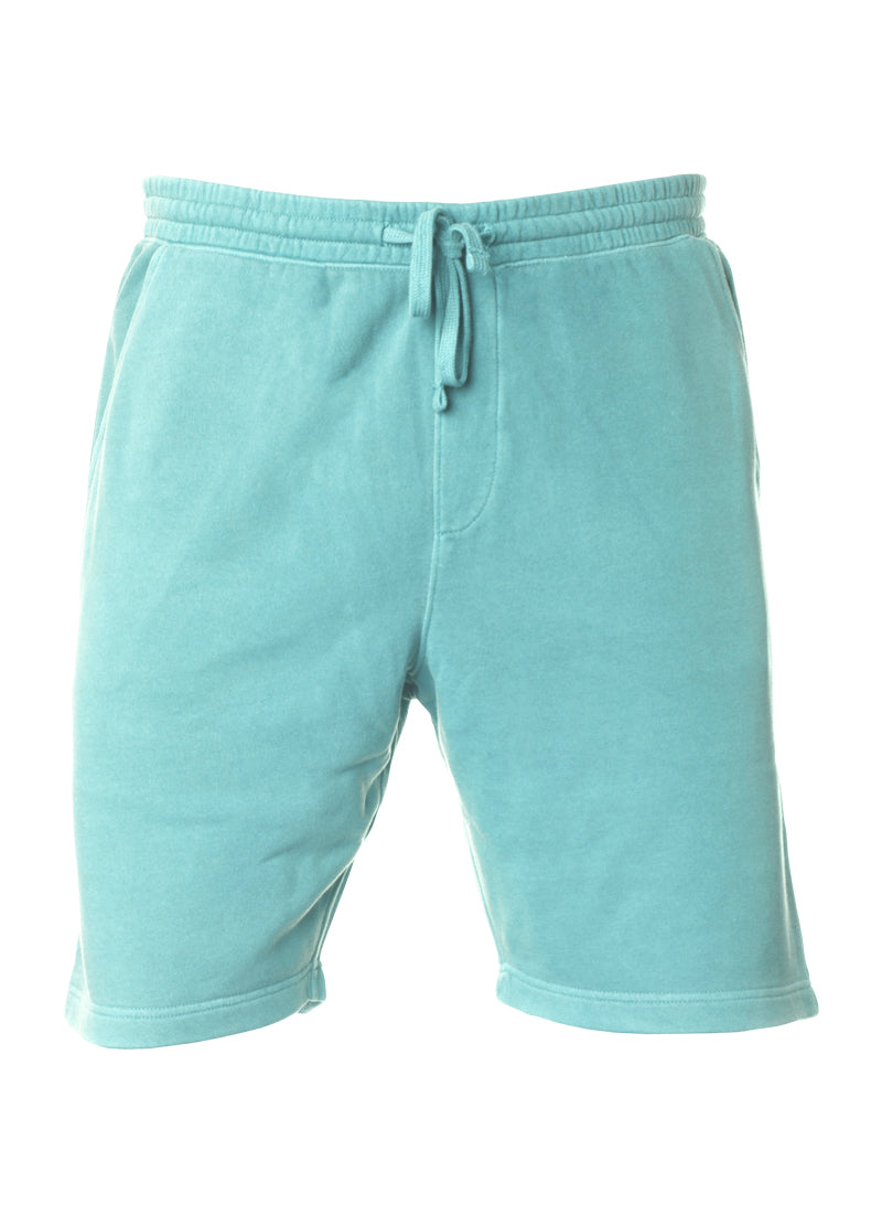 Mens Sweatshorts Pigment Dyed Fleece Shorts