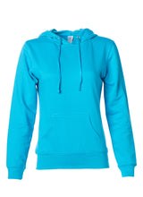 Load image into Gallery viewer, Womens Lightweight Aqua Pullover Hoodie
