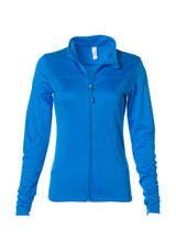 Load image into Gallery viewer, Women&#39;s Lightweight Slim Fit Aster Blue Yoga Jacket
